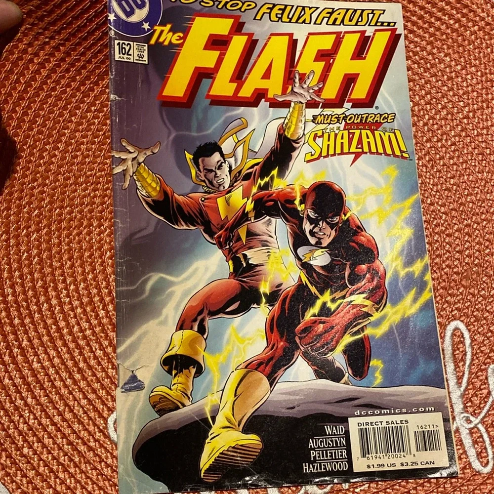 DC Comic- The FLASH Must Outrace SHAZAM !...#162 July 2000